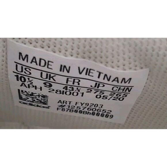 Adidas Rivalry Low Animal Print Stripes Shoes Women 10.5 Ivory White FY9203 READ - Picture 7 of 16